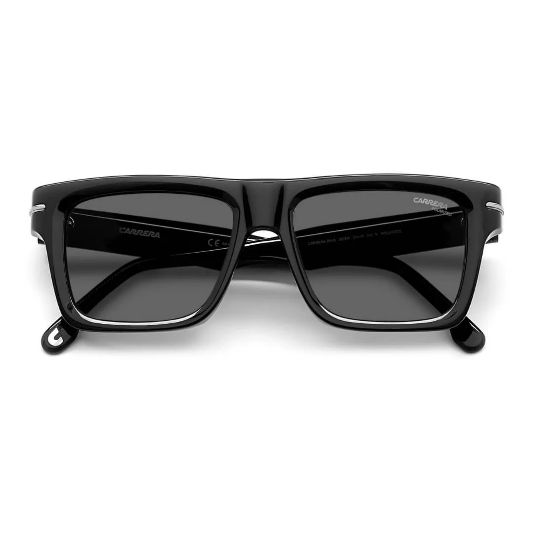 Carrera 305/S 807/54M9 Unisex Square Sunglasses - Black