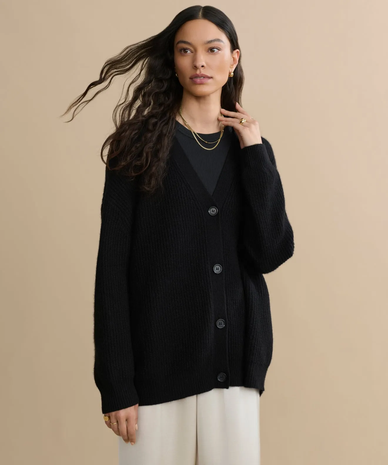 Cashmere Cocoon Cardigan
