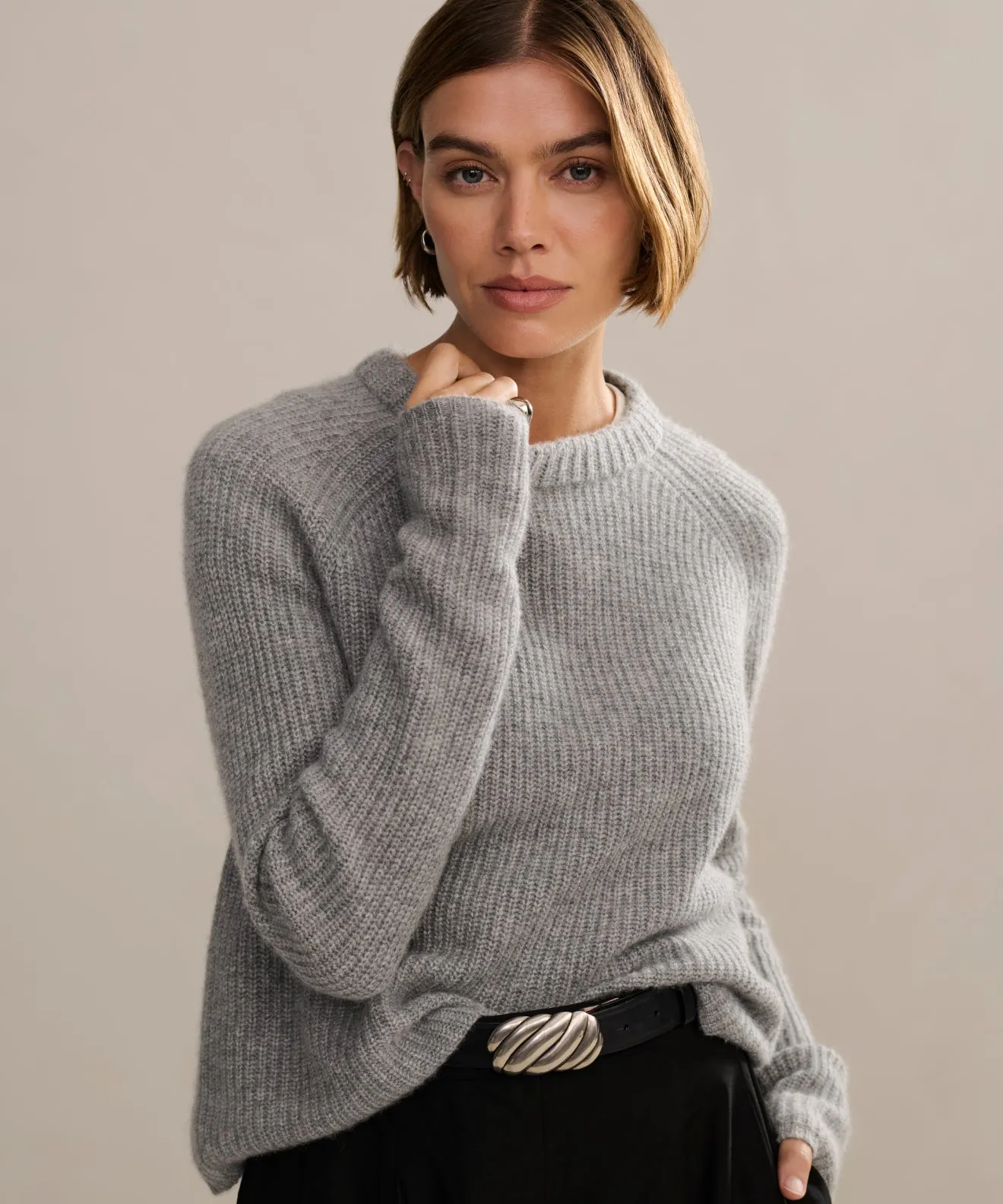 Cashmere Fisherman Sweater