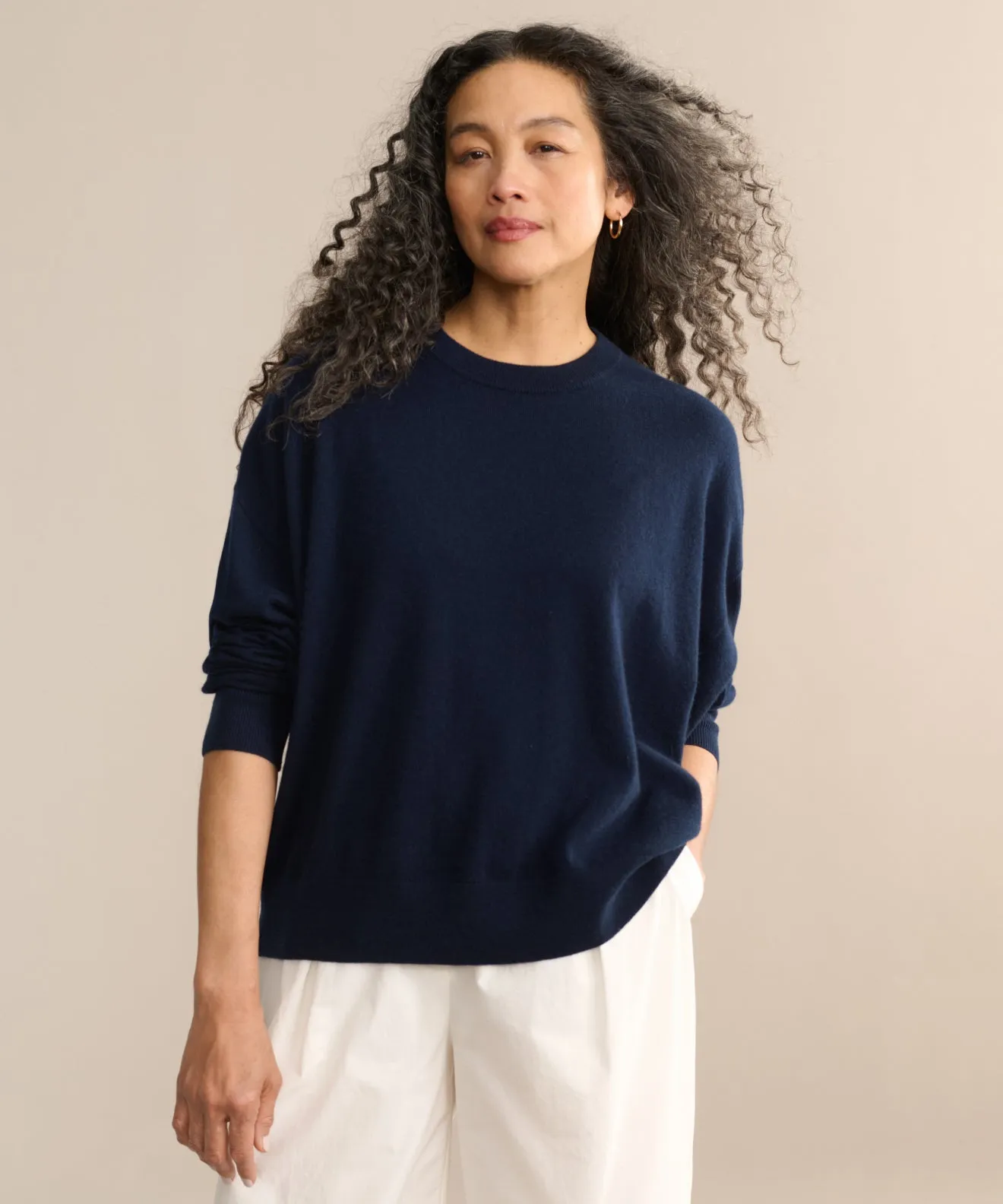 Cashmere Marina Crewneck