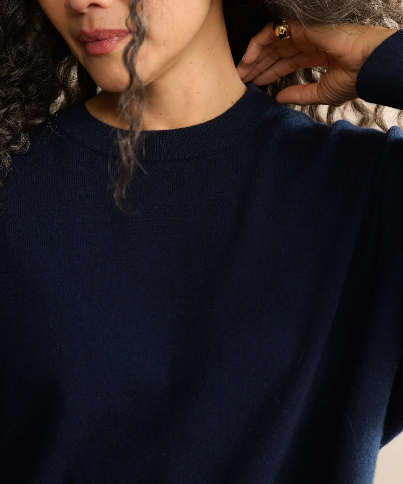 Cashmere Marina Crewneck