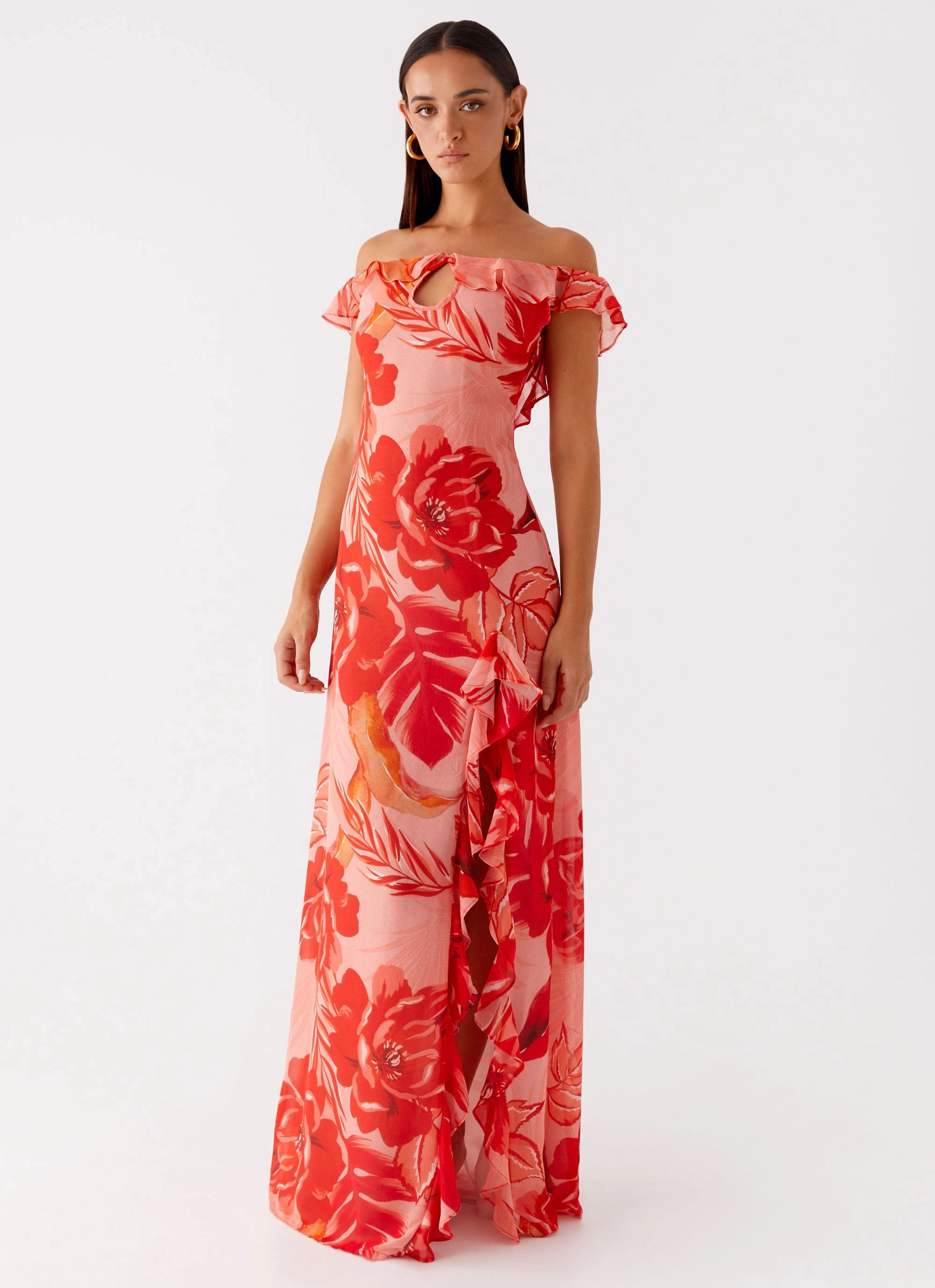 Cassiday Maxi Dress - Sicily Sunsets Print