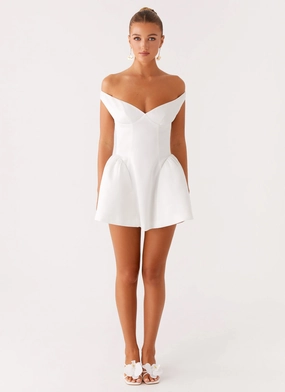 Cavella Mini Dress - White Cavella Mini Dress - White