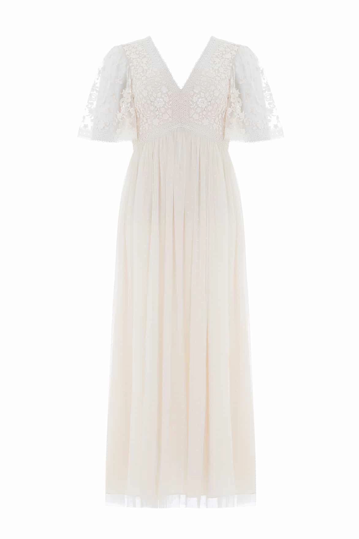 Celestia Ribbon Bodice Ankle Gown