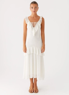 Celie Midi Dress - Ivory Celie Midi Dress - Ivory
