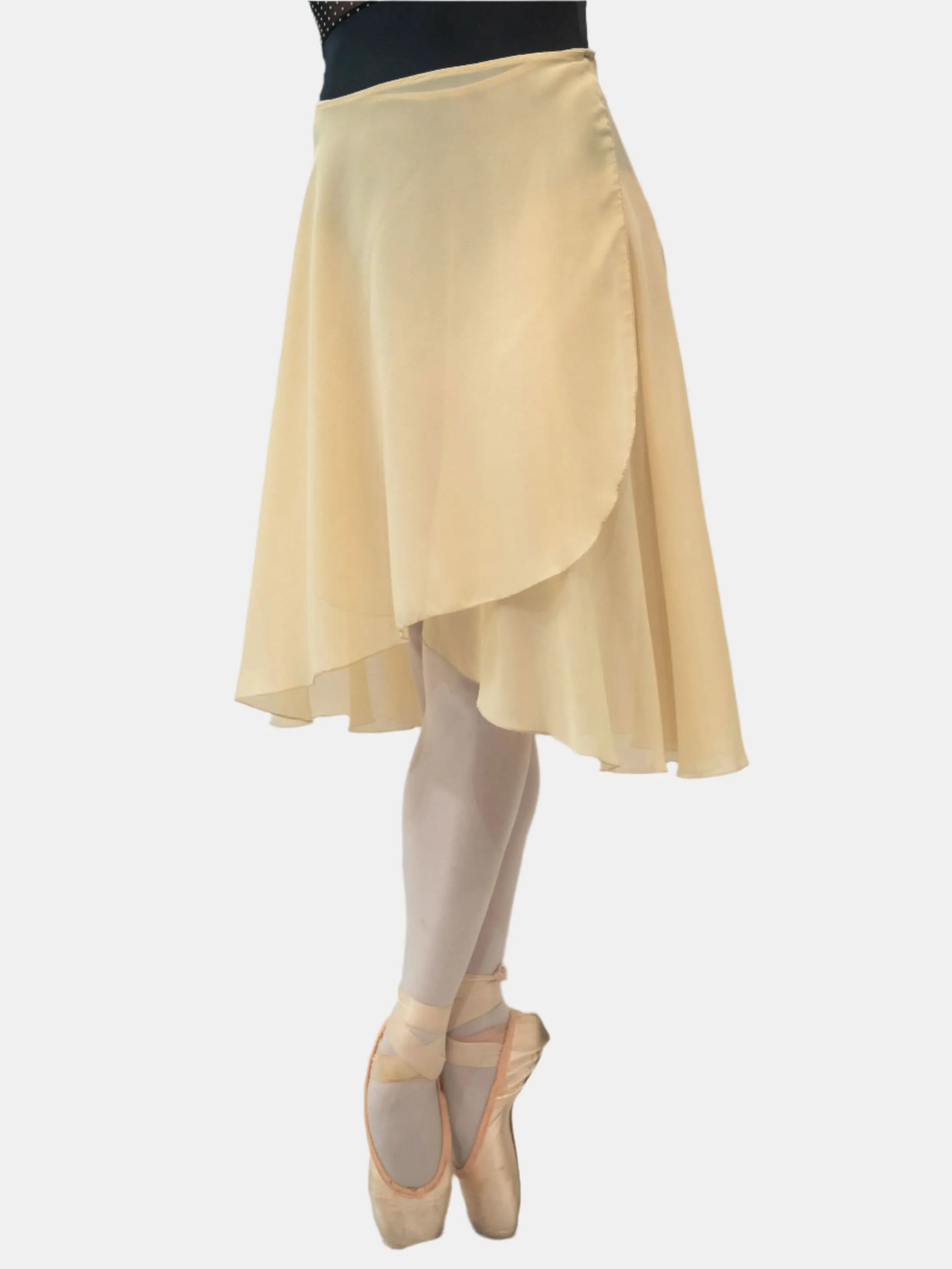 Champagne Wrap Long Dance Skirt MP310