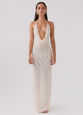 Champagne Coastline Maxi Dress - Ivory Champagne Coastline Maxi Dress - Ivory