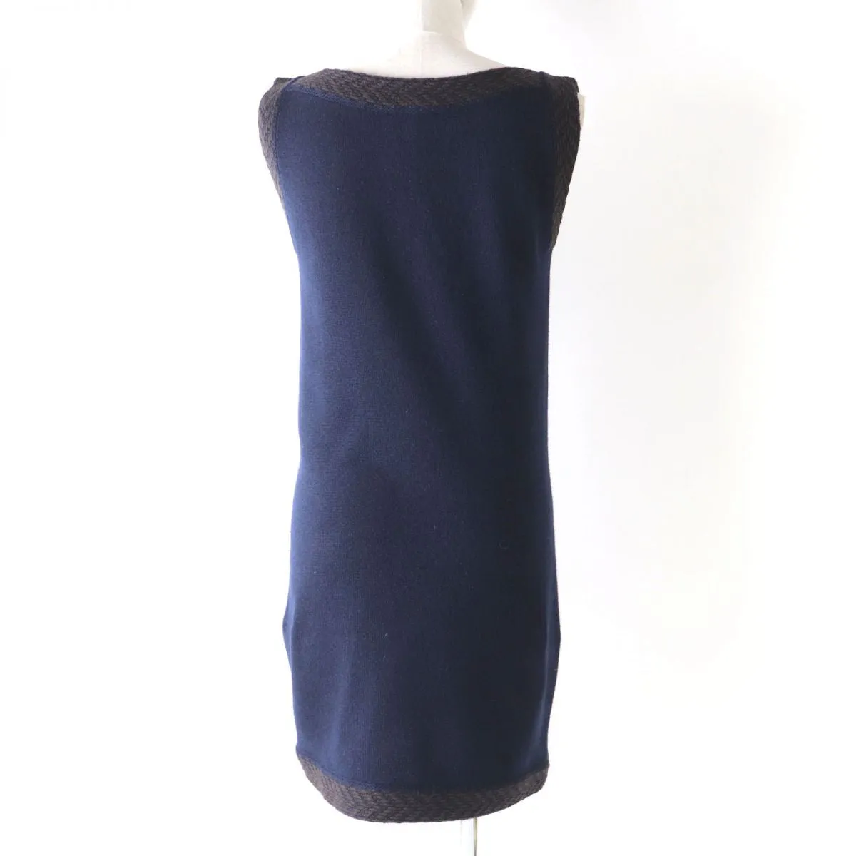 Chanel Cashmere Sleeveless Knit Dress