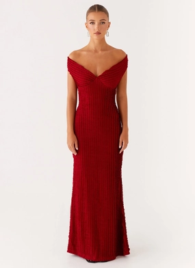 Chantelle Maxi Dress - Red Chantelle Maxi Dress - Red