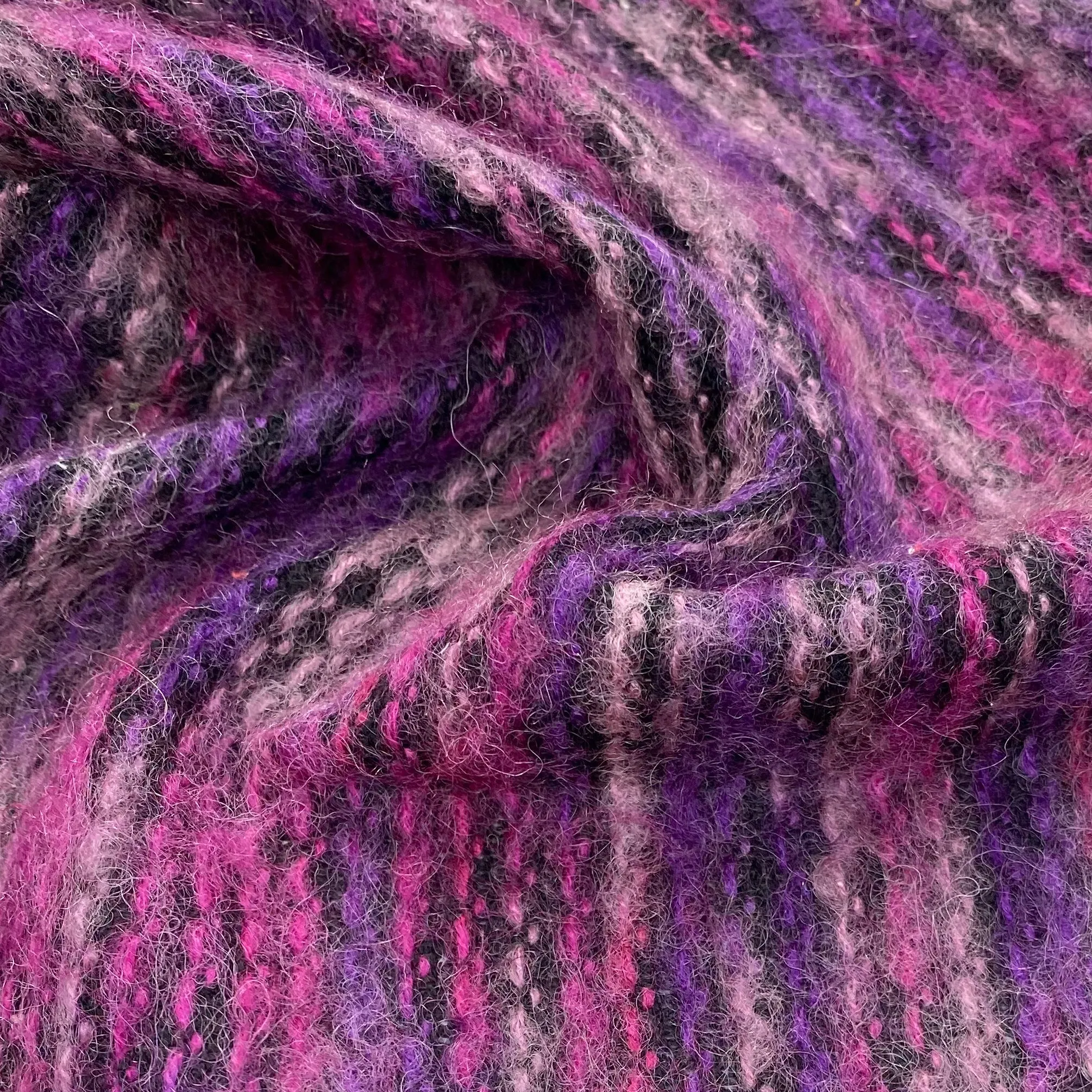 Chenille Mohair Knit - Purple