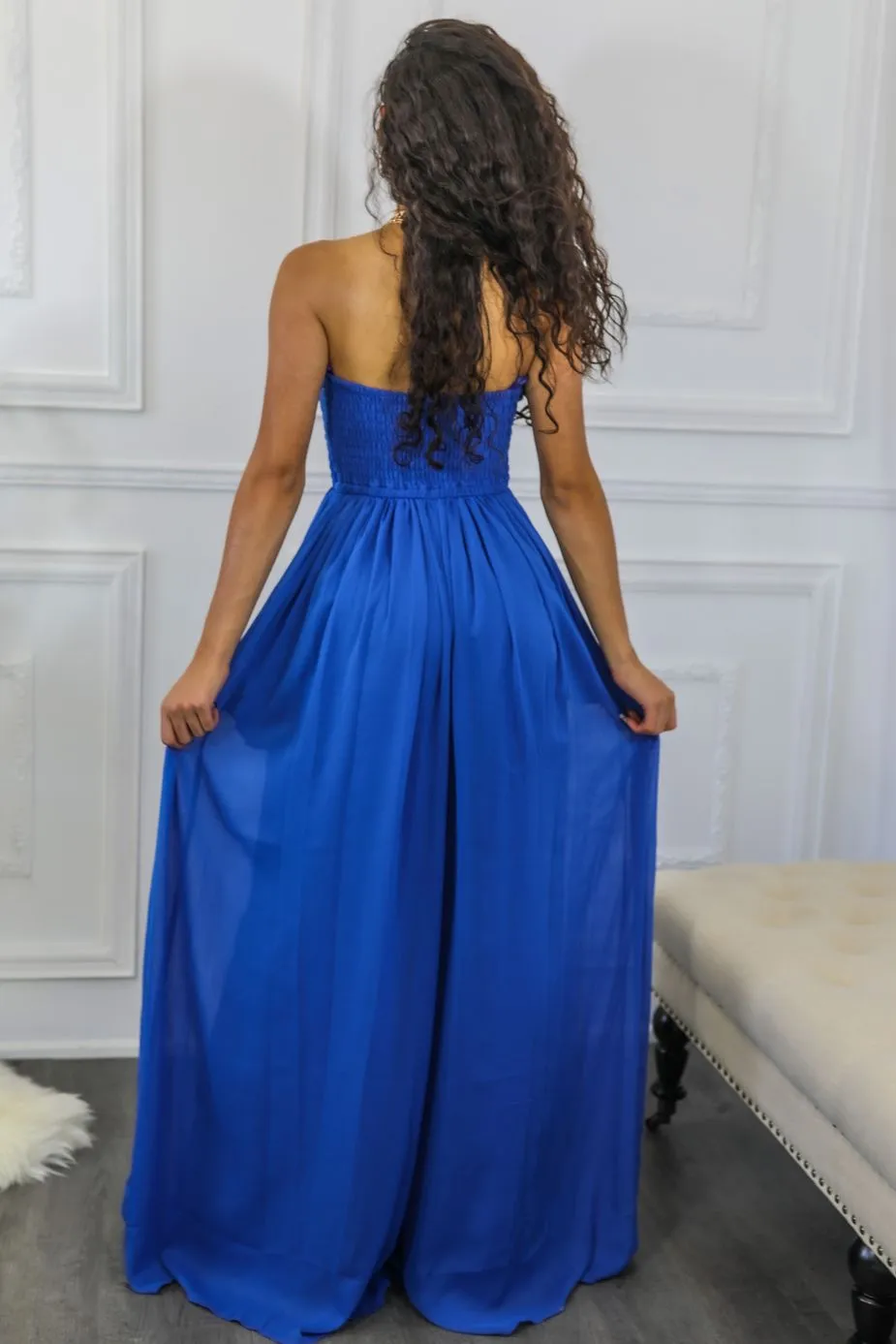 Cherish Me Wide Legged Tube Jumpsuit