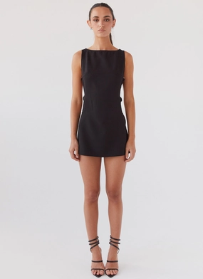 Cherish You Buckle Mini Dress - Shadow Cherish You Buckle Mini Dress - Shadow