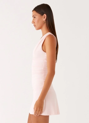 Cherry Sky Mini Dress - Pink Cherry Sky Mini Dress - Pink