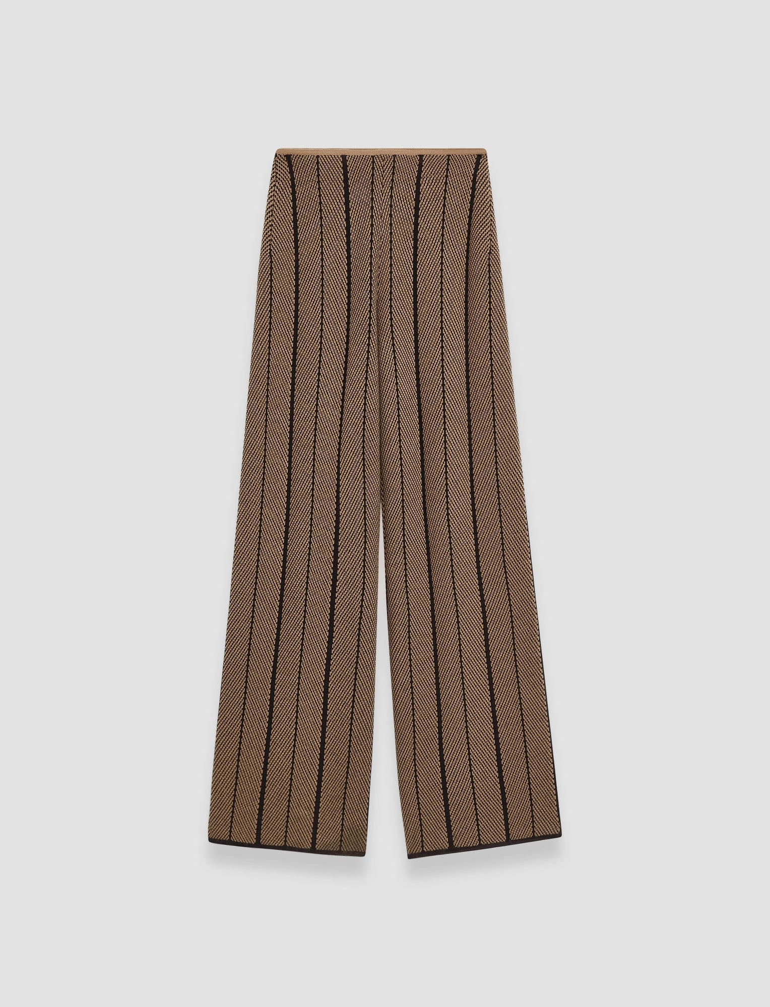 Chevron Jacquard Knitted Trousers