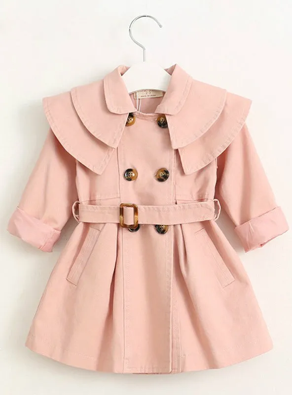 Children Outerwear&Coats Girls Trench Coats