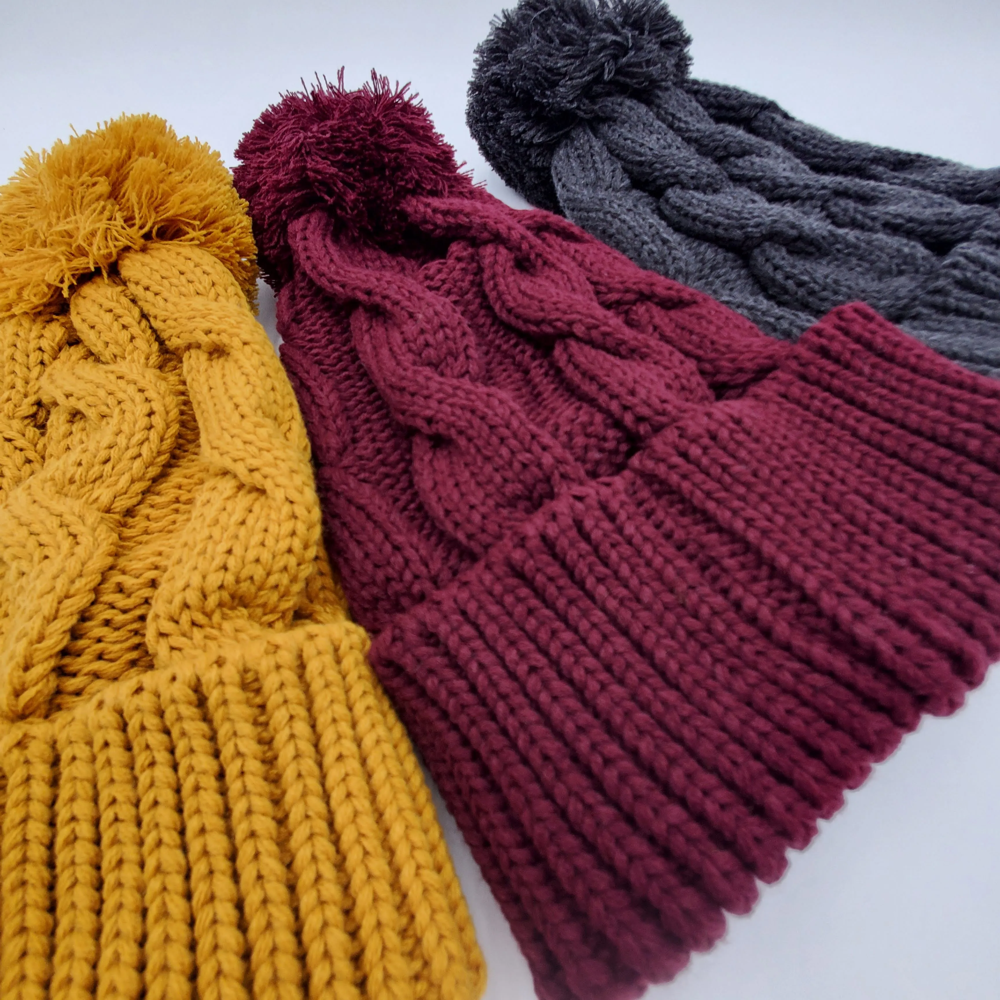Chunky Cable Knit Hat