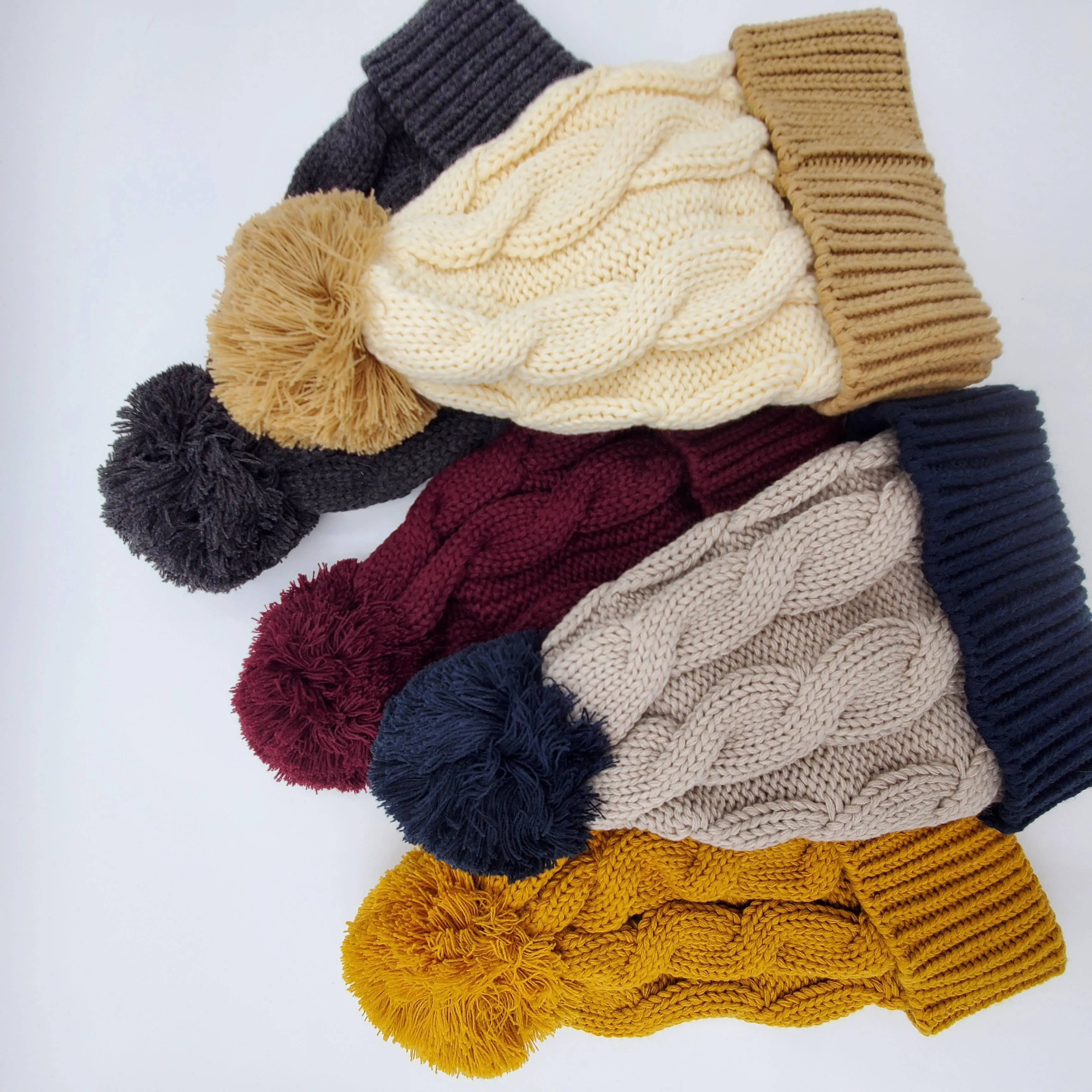 Chunky Cable Knit Hat
