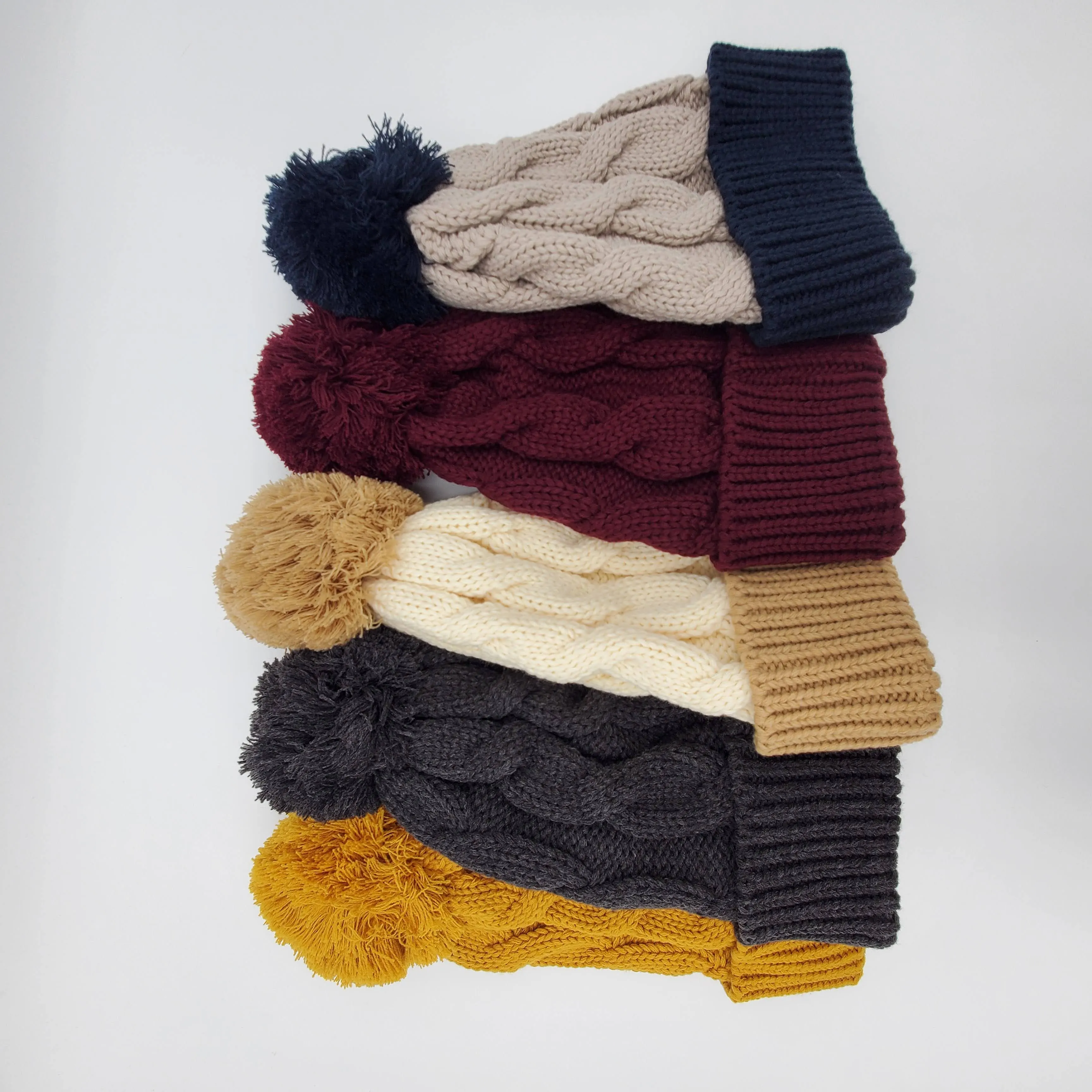 Chunky Cable Knit Hat