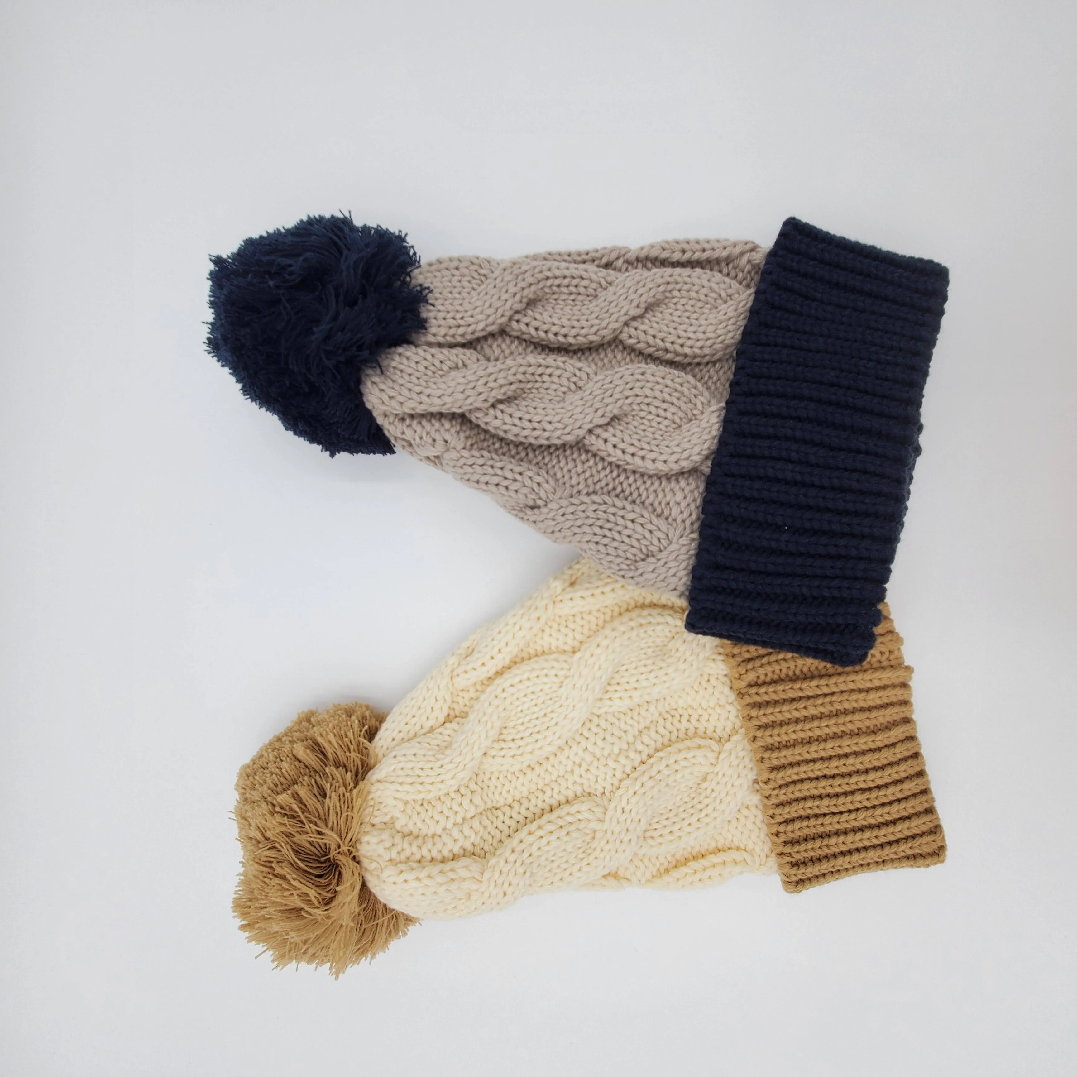 Chunky Cable Knit Hat