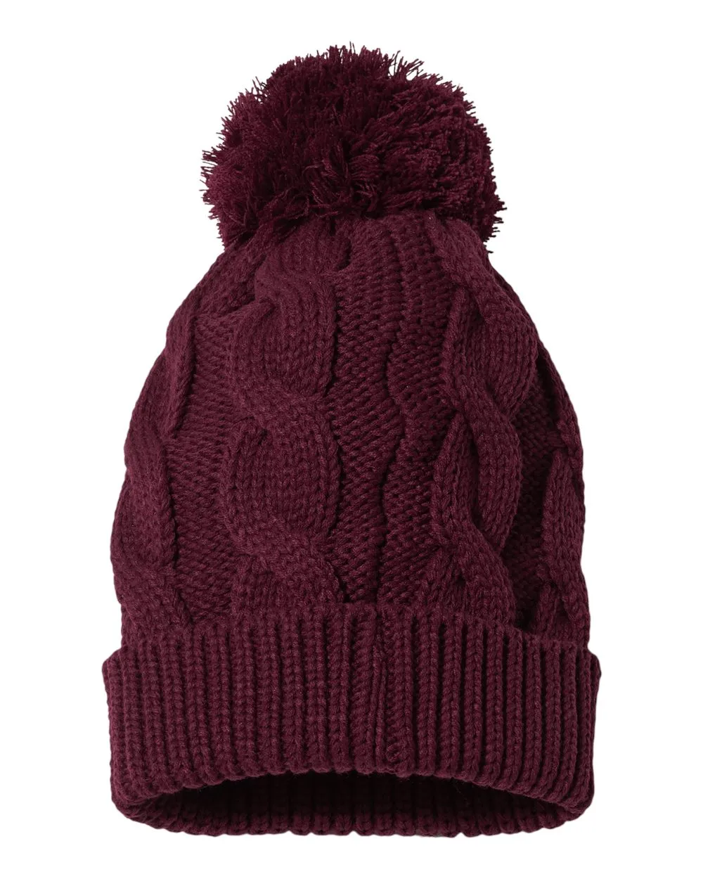 Chunky Cable Knit Hat