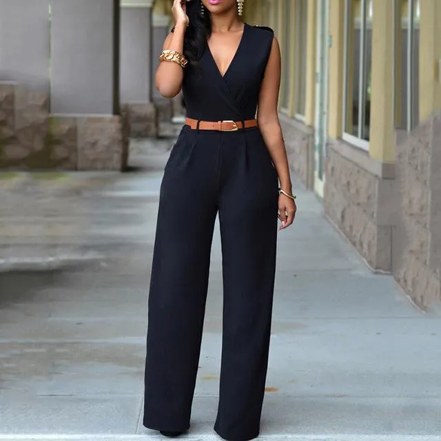 Classic Sleeveless Jumpsuit