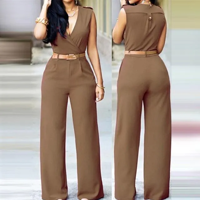 Classic Sleeveless Jumpsuit