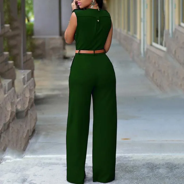 Classic Sleeveless Jumpsuit