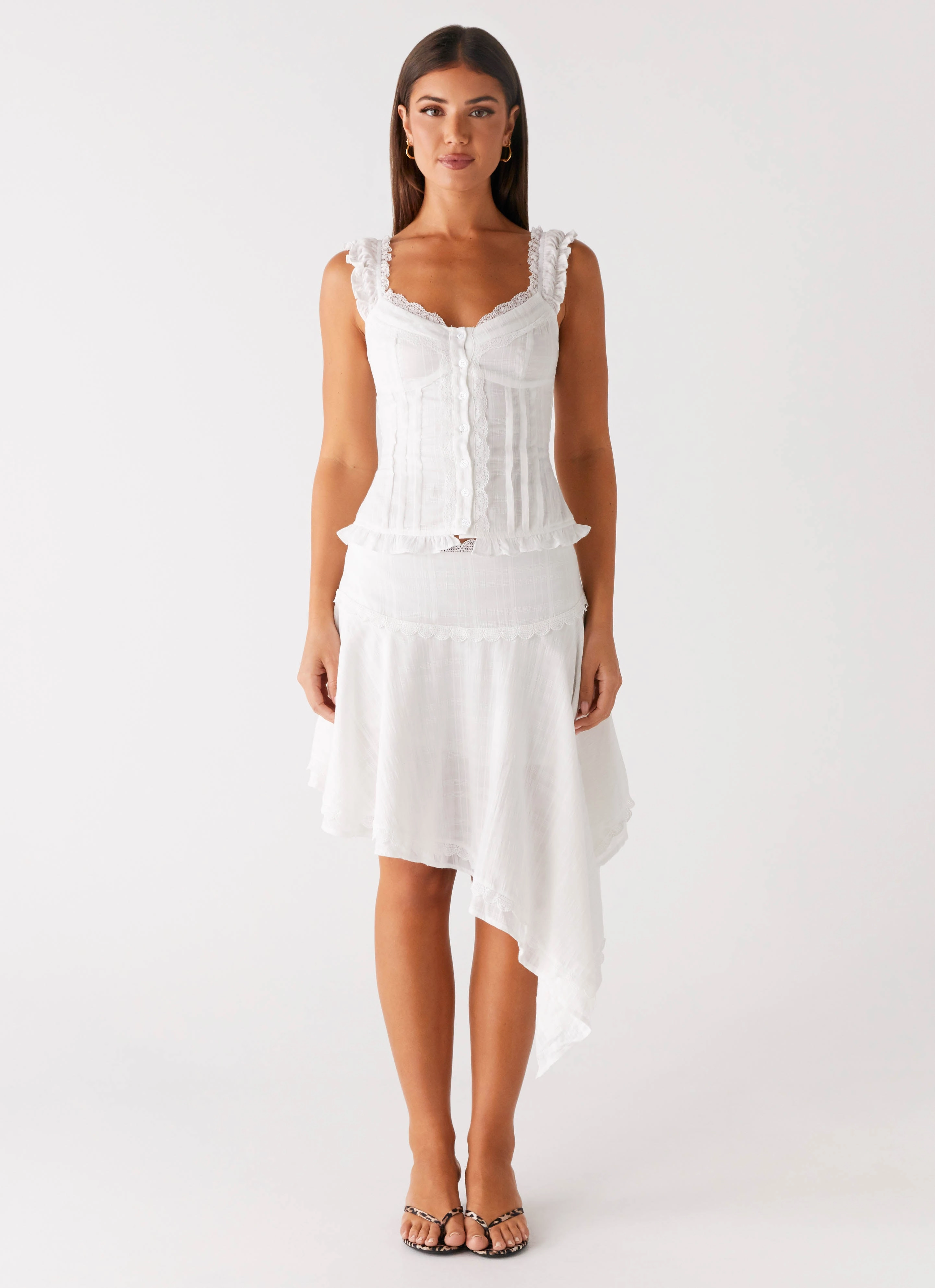Clearwater Mist Top - White