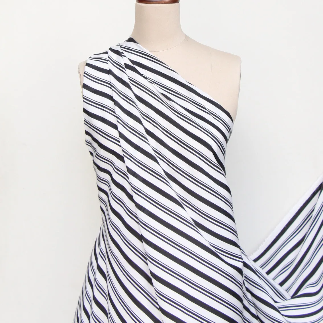 Cloud Borders Silk Crepe De Chine