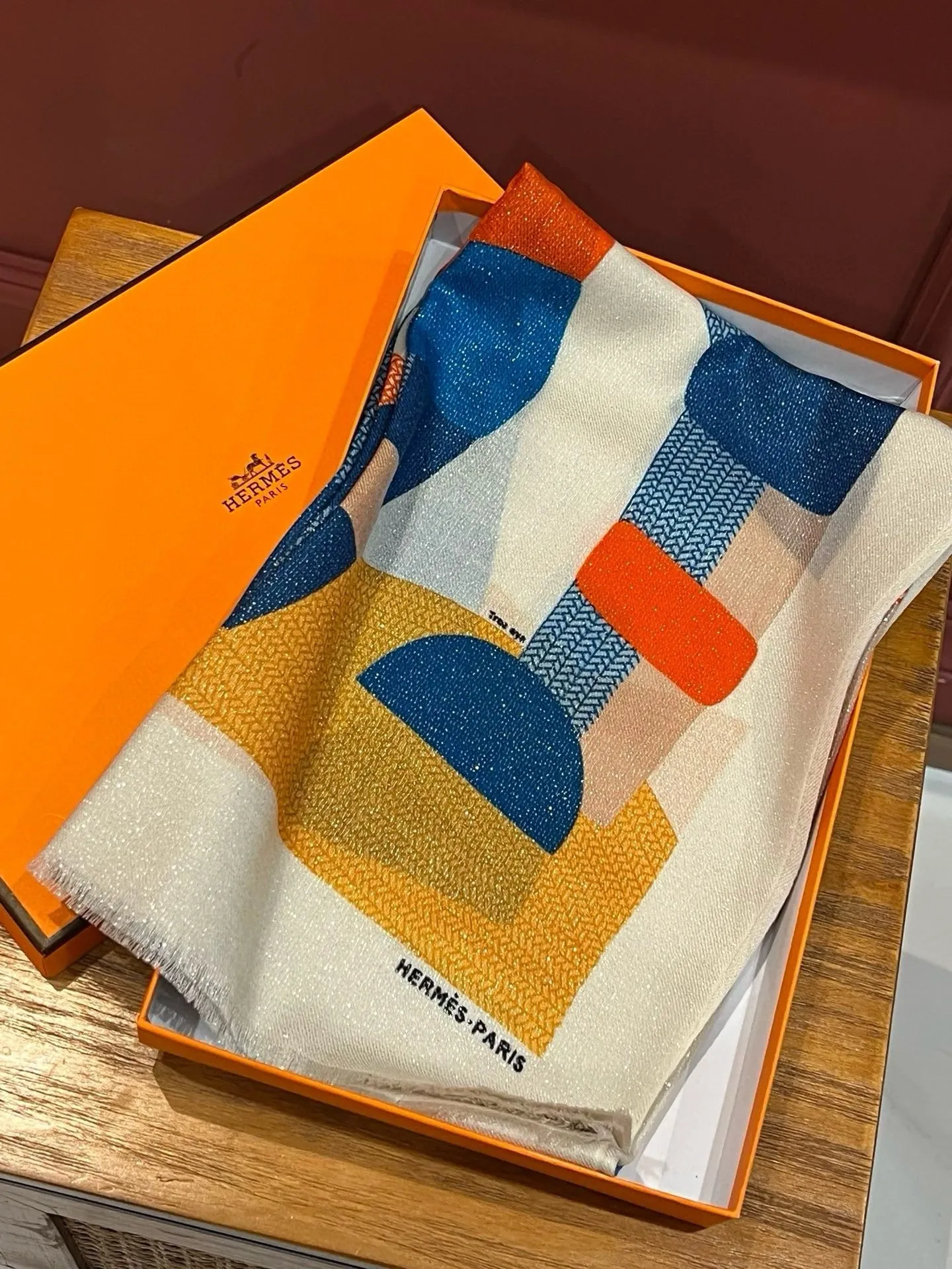 CLTH394 H Silk Scarf / 43.3x78.7inch(110x200cm)