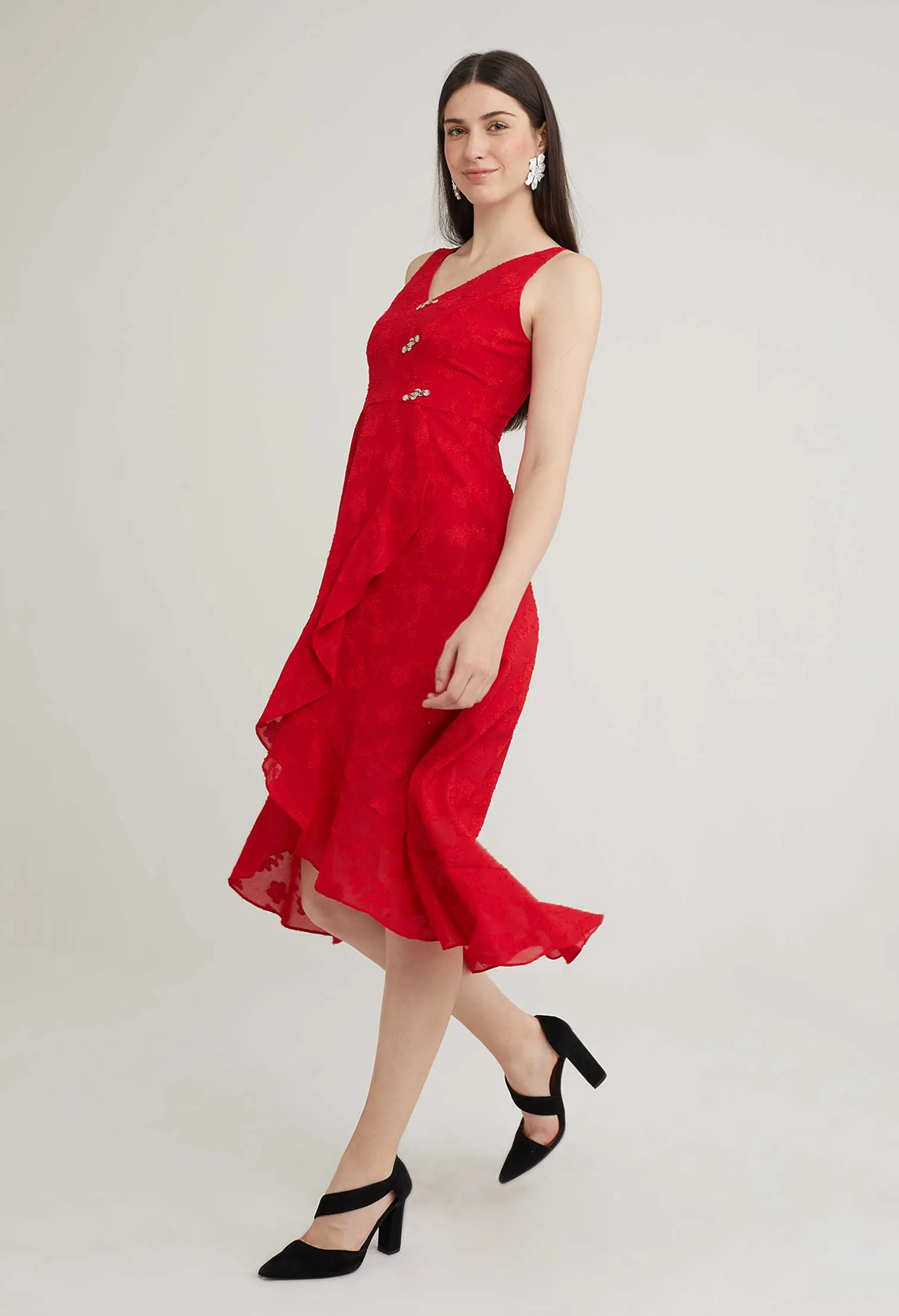Cocktail Lace Embellished Dress