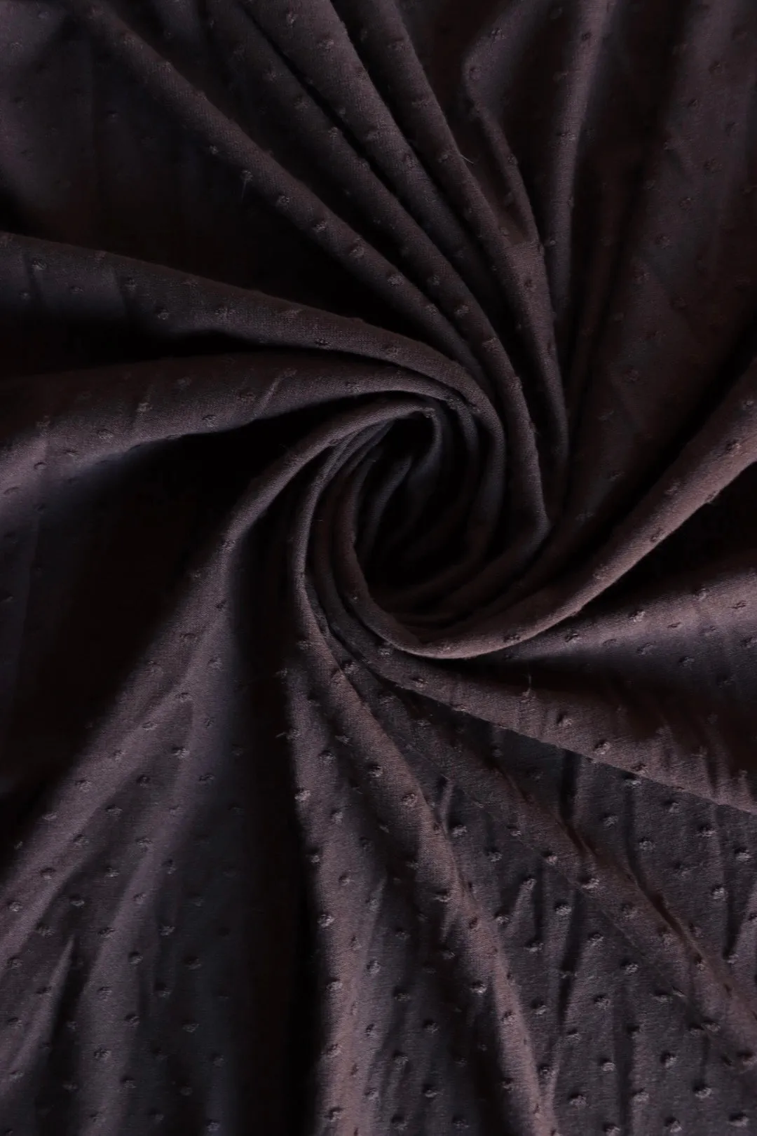 Cocoa Swiss Dot Jersey