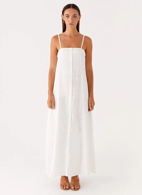 Cole Maxi Dress - White Cole Maxi Dress - White