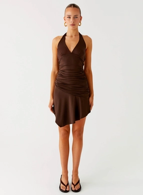 Colt Mini Dress - Chocolate Colt Mini Dress - Chocolate