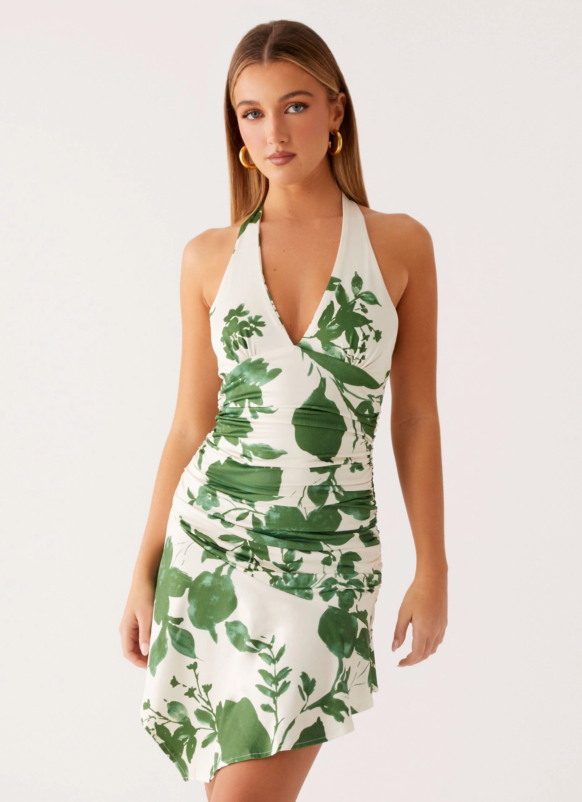 Colt Mini Dress - Verdant Bloom