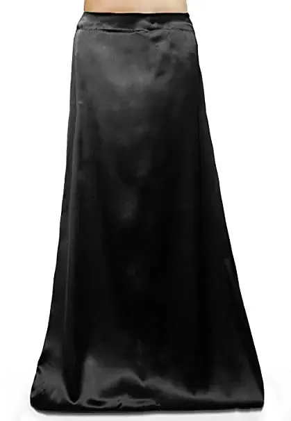 Combo Women's Satin Petticoat Inskirt (Black, Light-Beige, White)