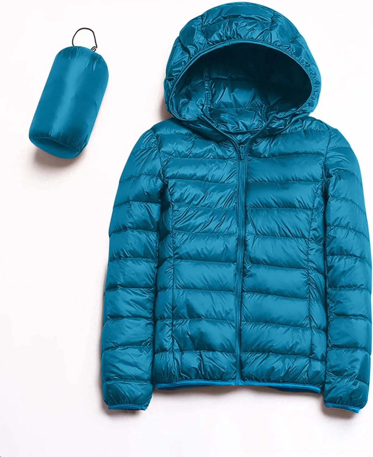 cooki Puffer Jacket Womens Winter Coats for Women 2024 Lightweight Packable Down Jacket Warm Hooded Quilted Puffer Coat