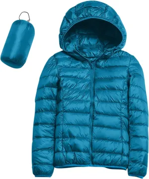 cooki Puffer Jacket Womens Winter Coats for Women 2024 Lightweight Packable Down Jacket Warm Hooded Quilted Puffer Coat