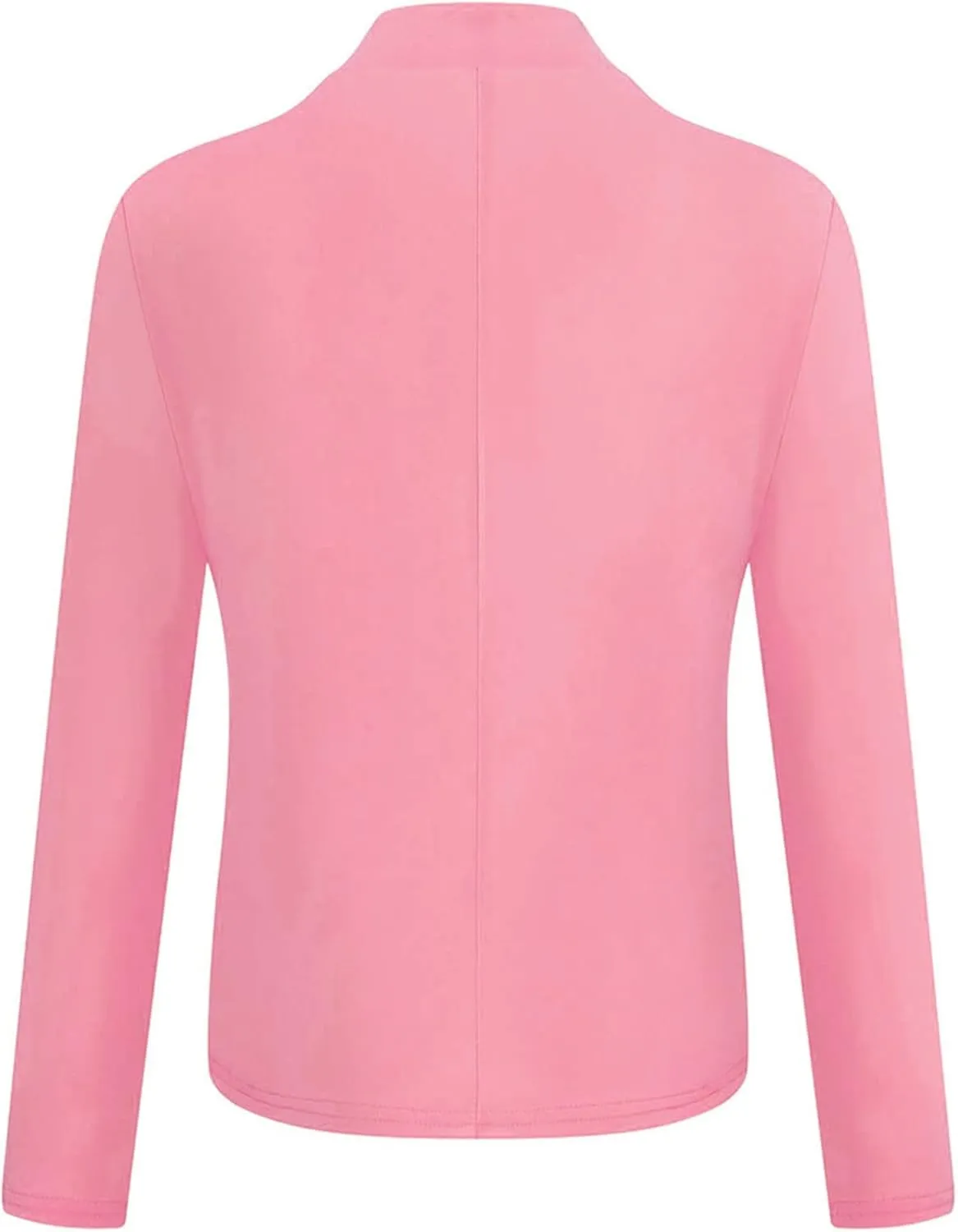 cooki Womens Cropped Blazers Business Casual 2024 Fall Long Sleeve Notch Cardigans Open Front Button Short Blazer Jackets