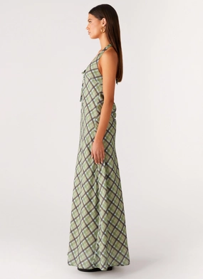 Coralie Maxi Dress - Cedar Check Coralie Maxi Dress - Cedar Check