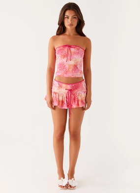 Corbin Mini Skort - Flamingo Fling Corbin Mini Skort - Flamingo Fling