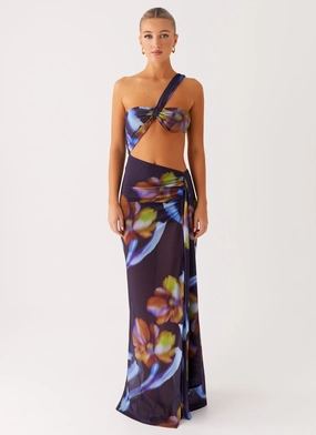Costa Rica Maxi Dress - Dark Floral Costa Rica Maxi Dress - Dark Floral