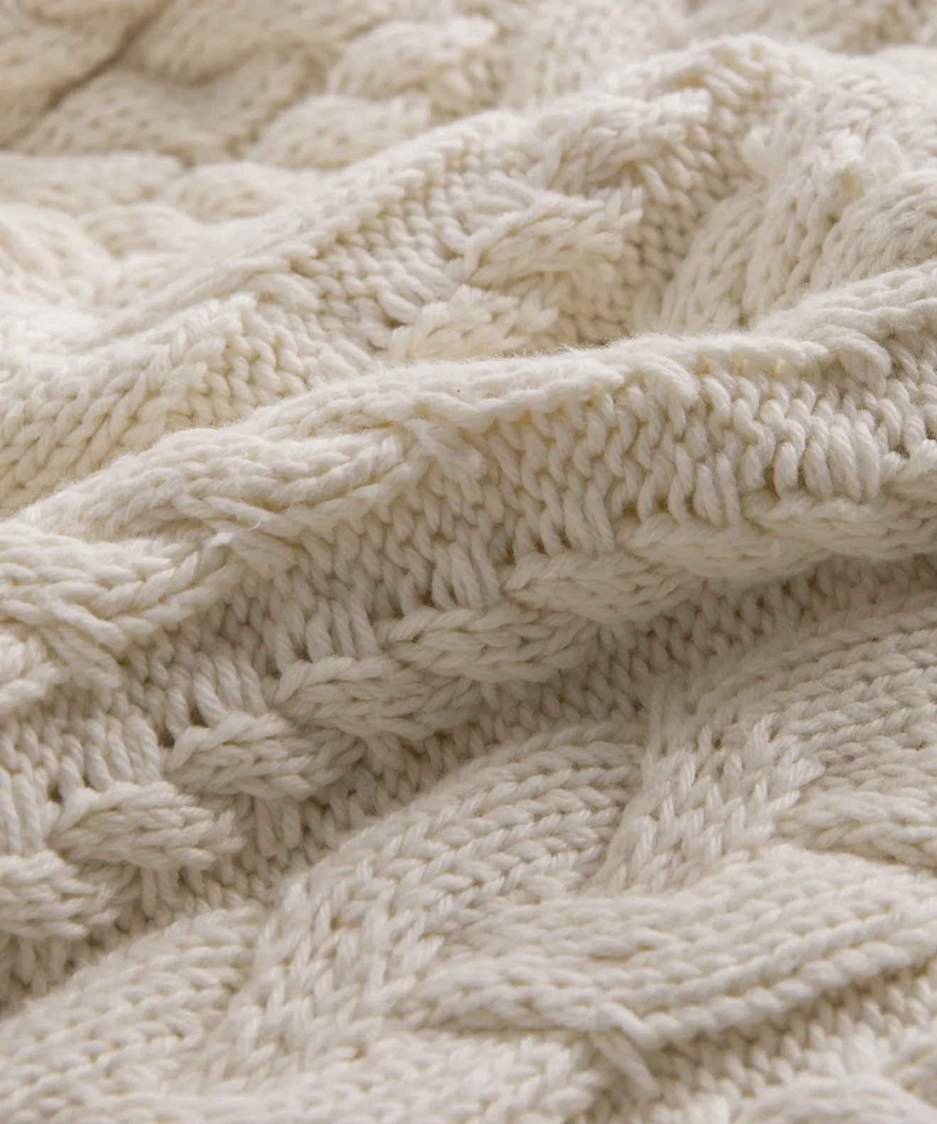 Cotton Cable Half Zip