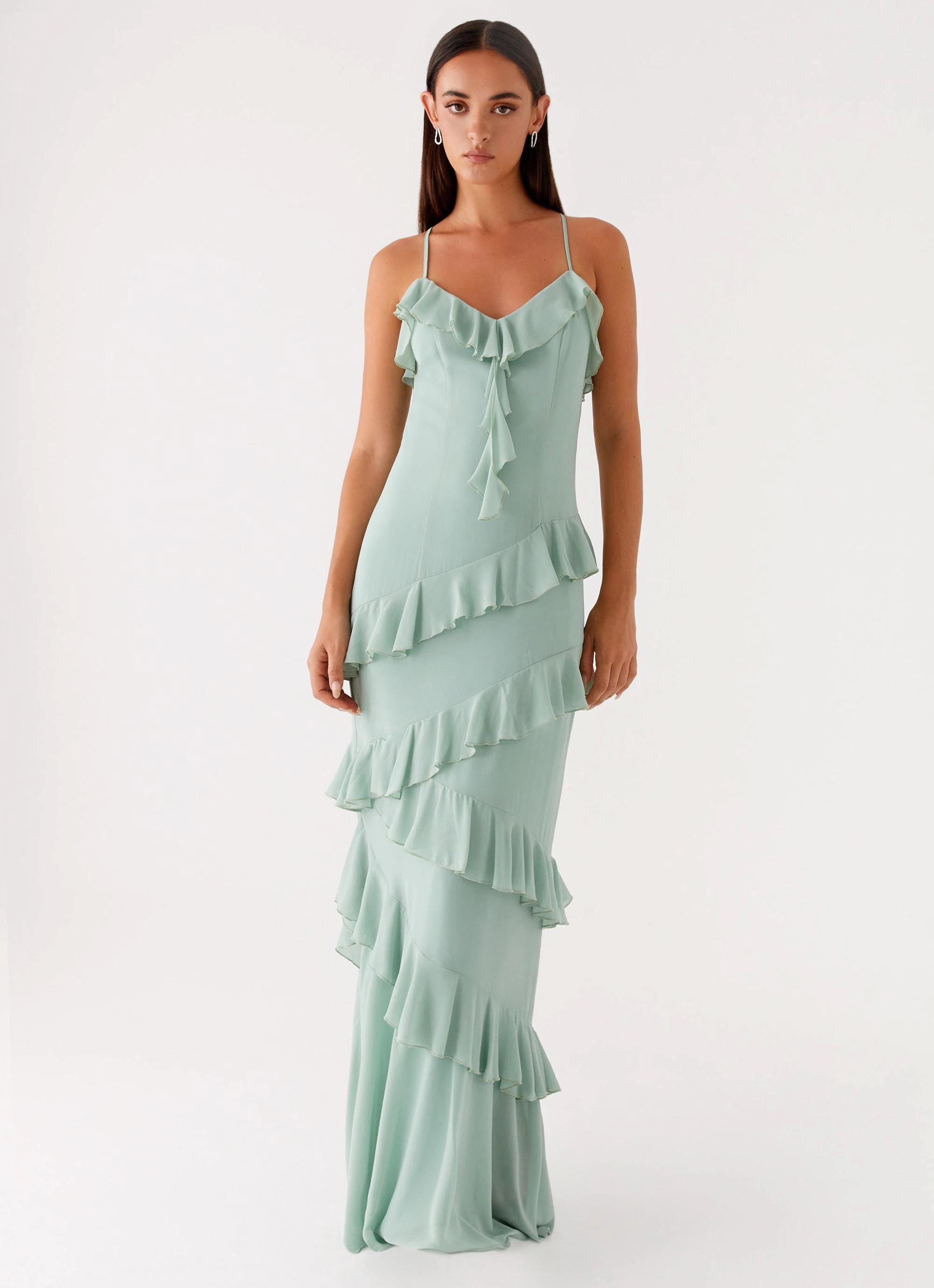 Country Club Maxi Dress - Sage