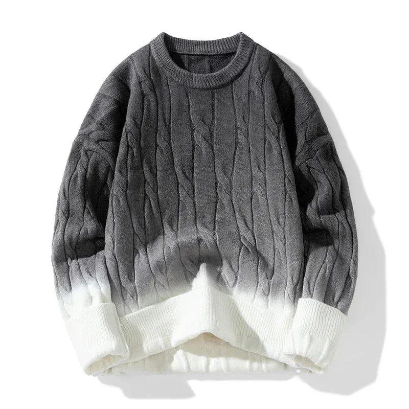 Couture Design | Chunky Knit Dégradé Trui