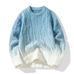 Couture Design | Chunky Knit Dégradé Trui