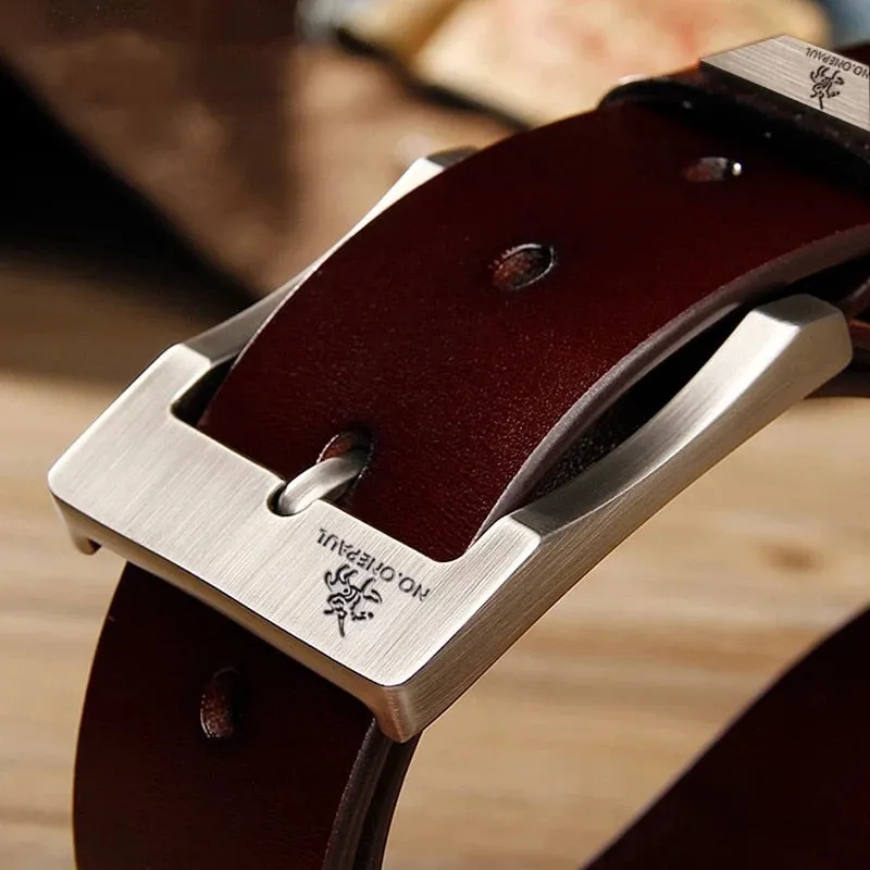 Cow Leather Strap Male Fashion Classic Belt