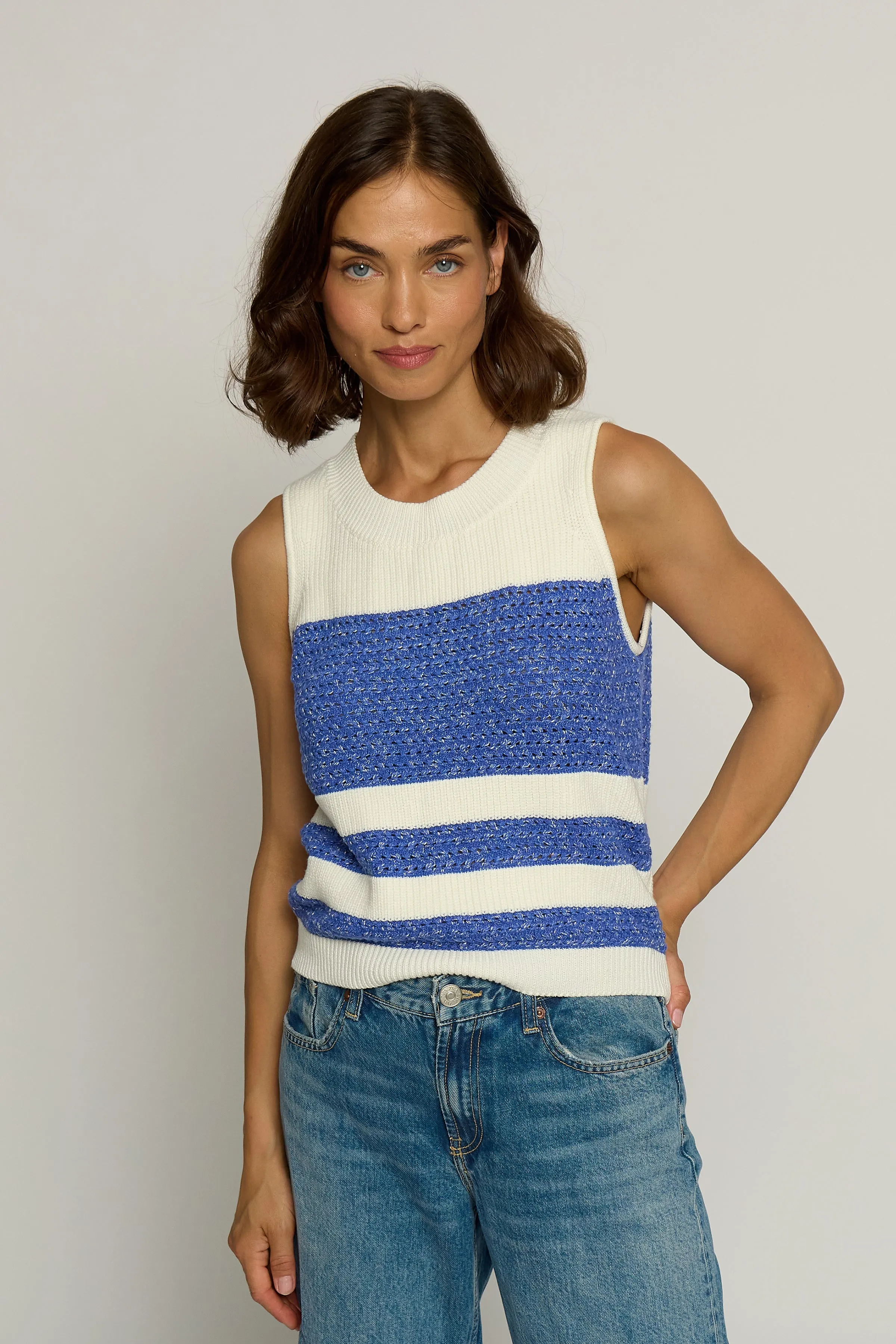 CPW Chunky Knit Shell Tank