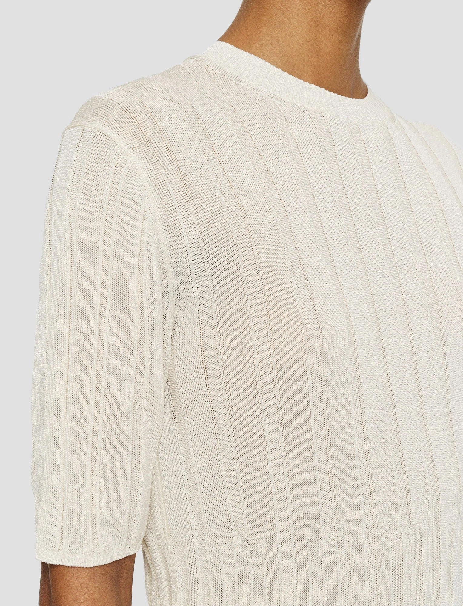 Crisp Rayon Knitted T-Shirt
