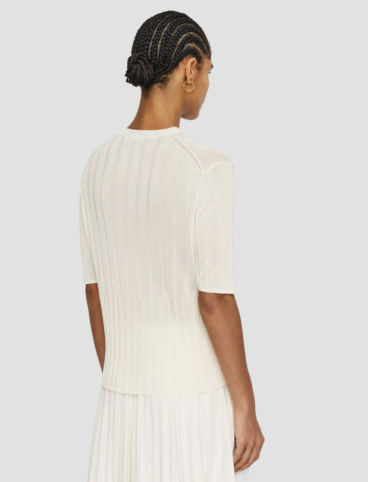 Crisp Rayon Knitted T-Shirt